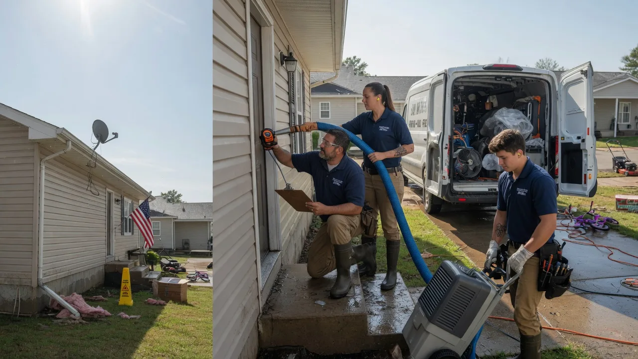 Ceiling Water Damage Restoration in Warba, MN near me